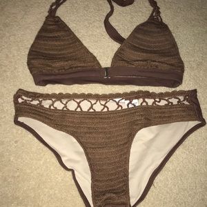 Brown bikini